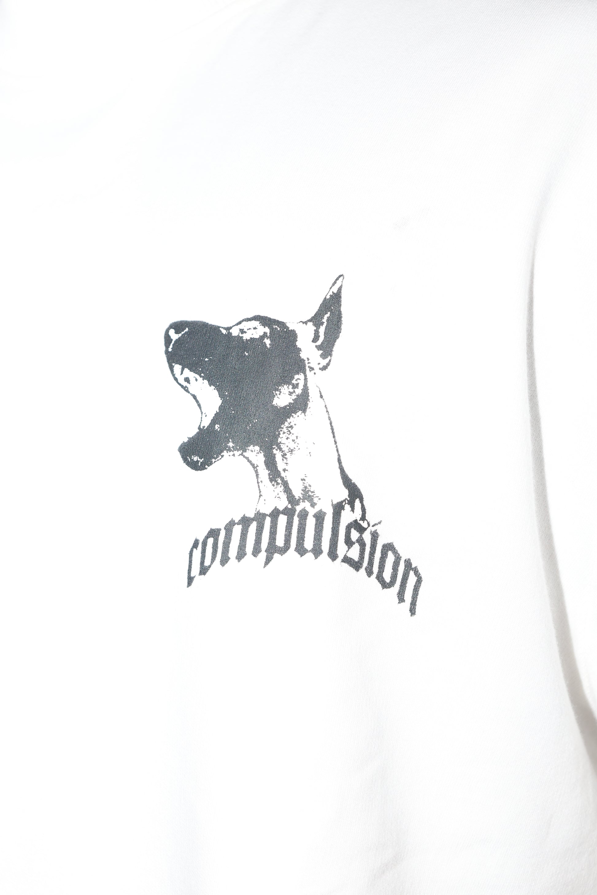 The Trihowl Tee - White dog tee