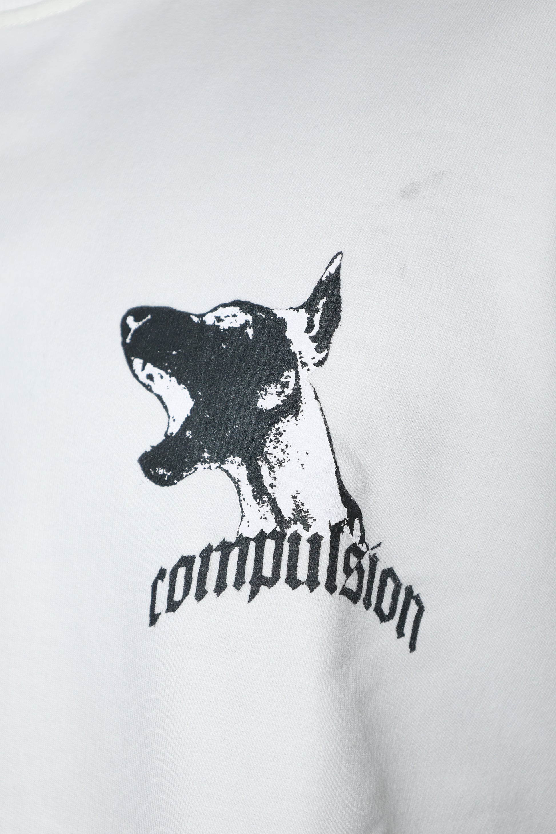 The Trihowl Tee - White dog tee