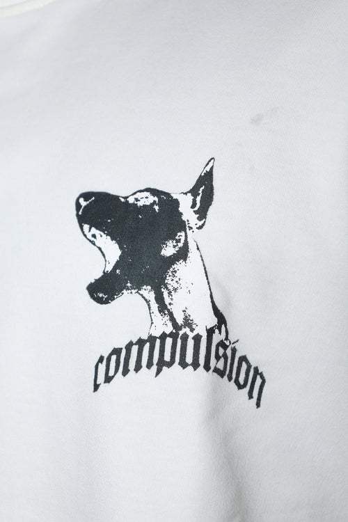 The Trihowl Tee - White dog tee