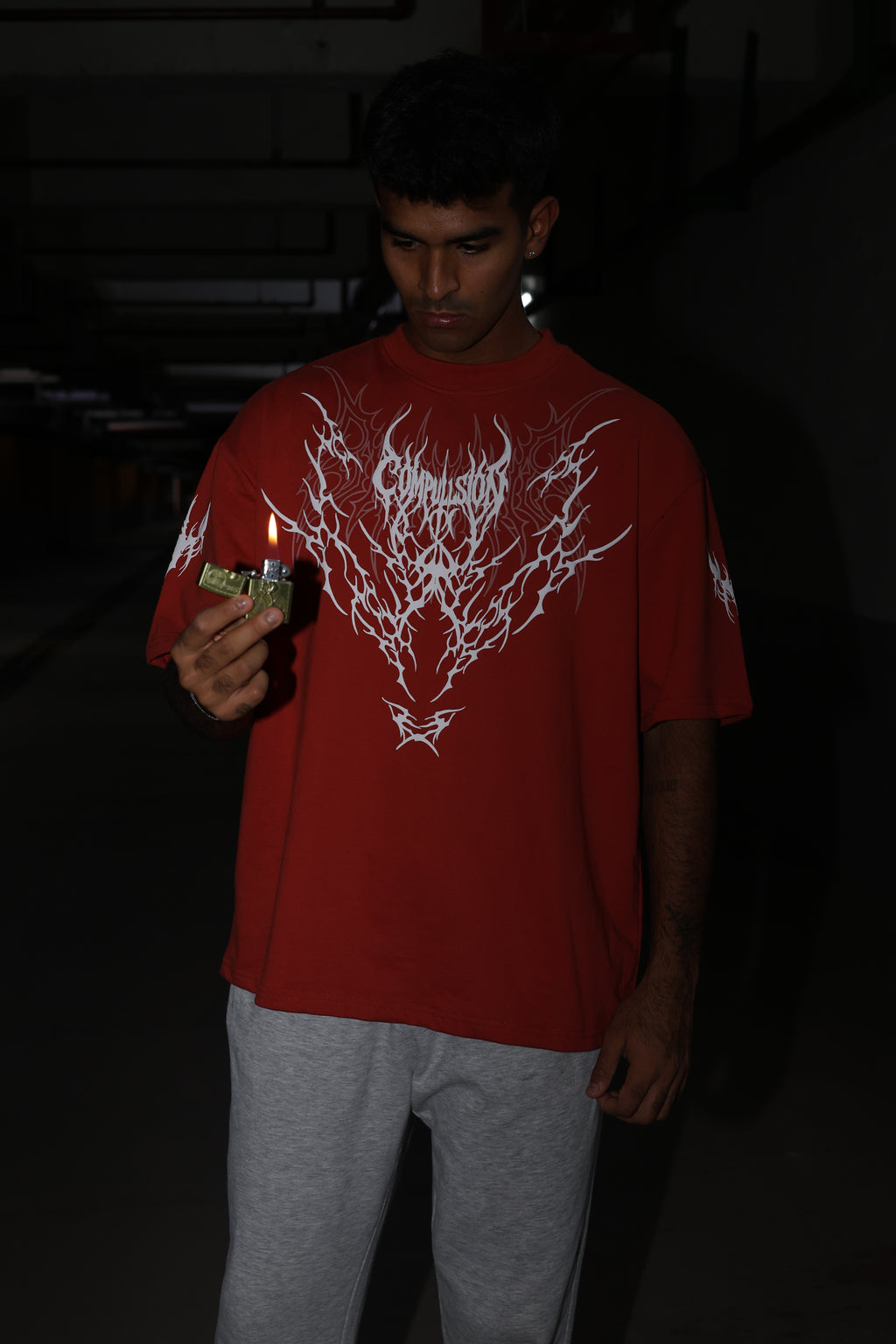 Bloodlit tee - Red T shirt