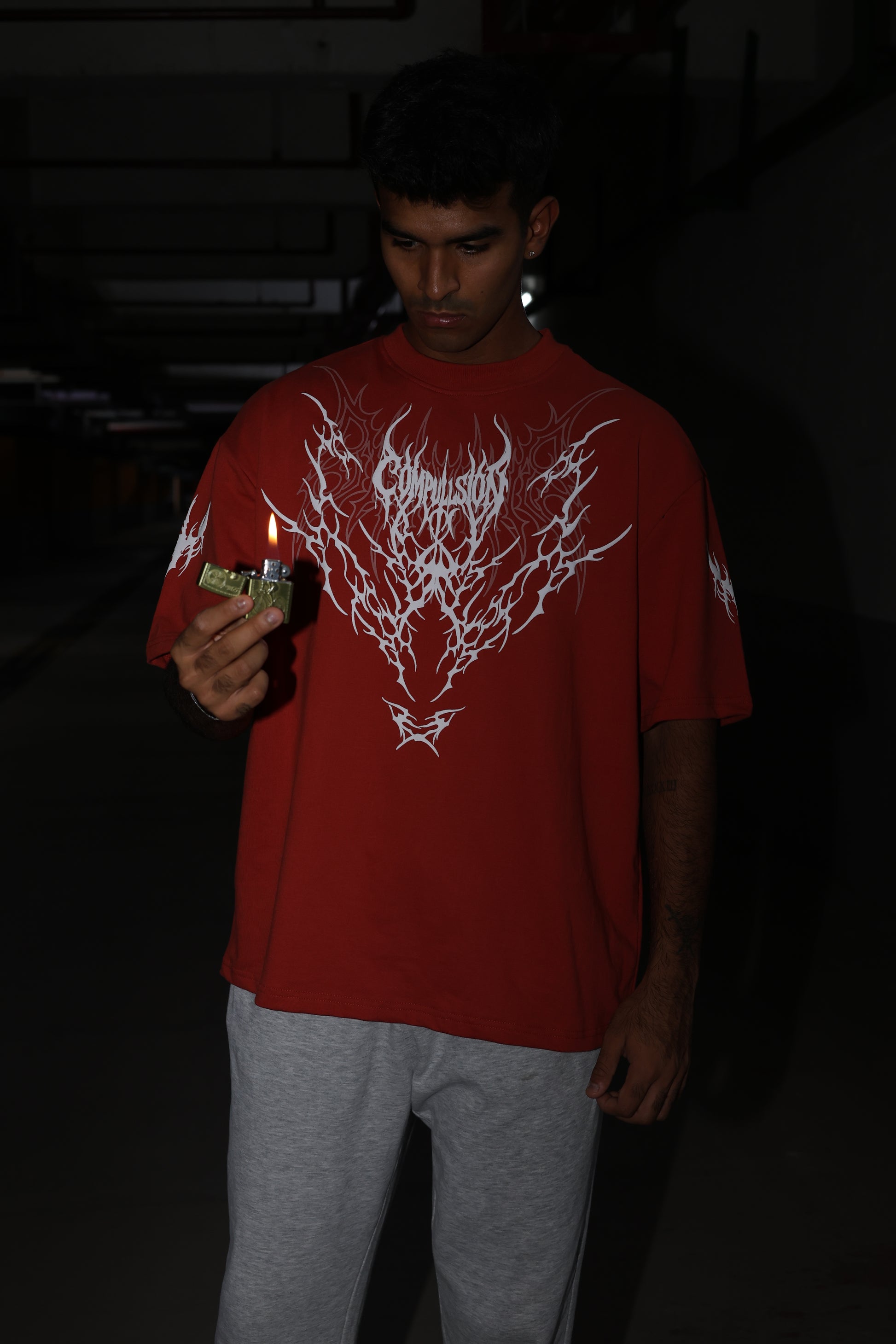 Bloodlit tee - Red T shirt