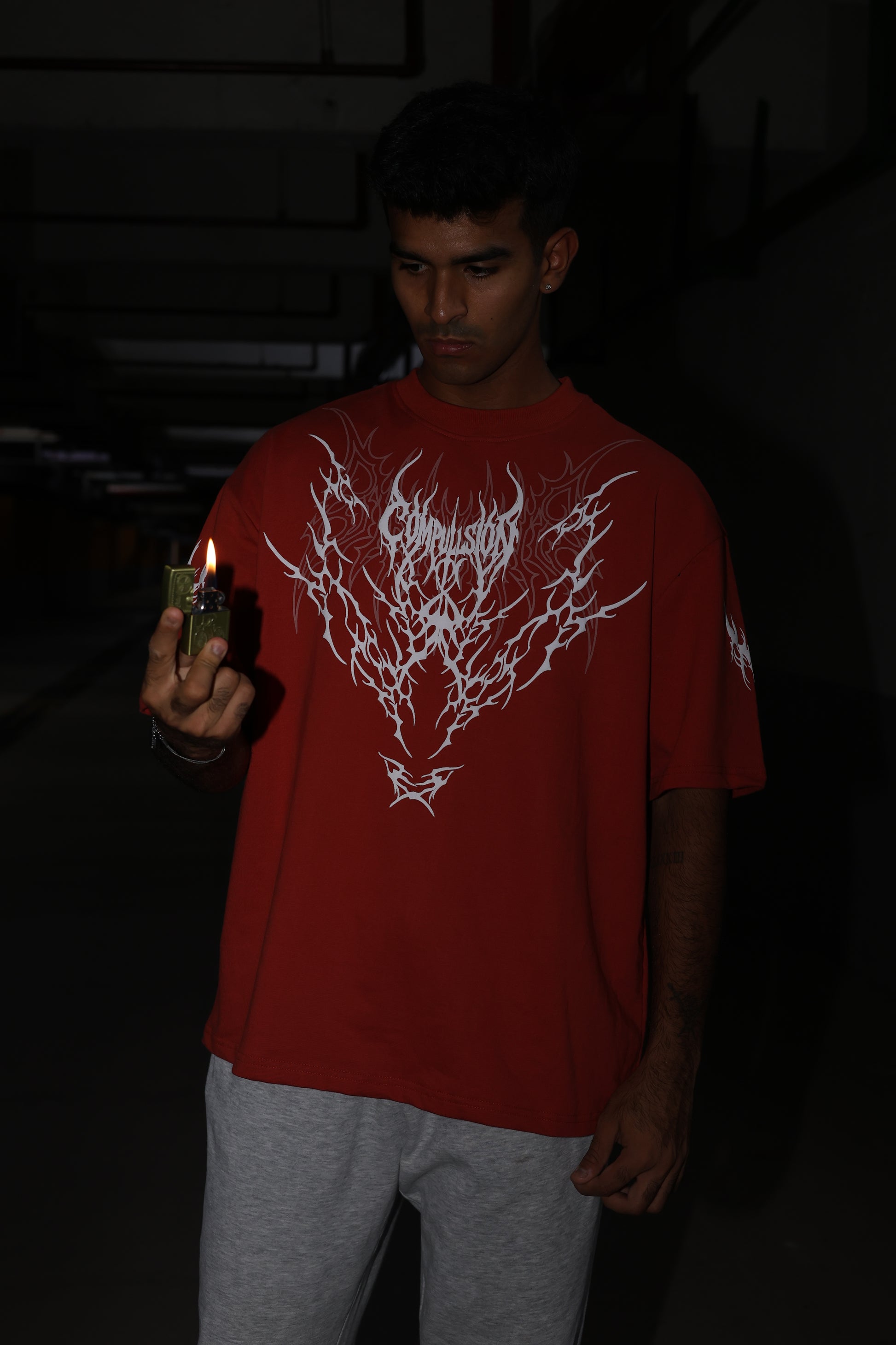 Bloodlit tee - Red T shirt