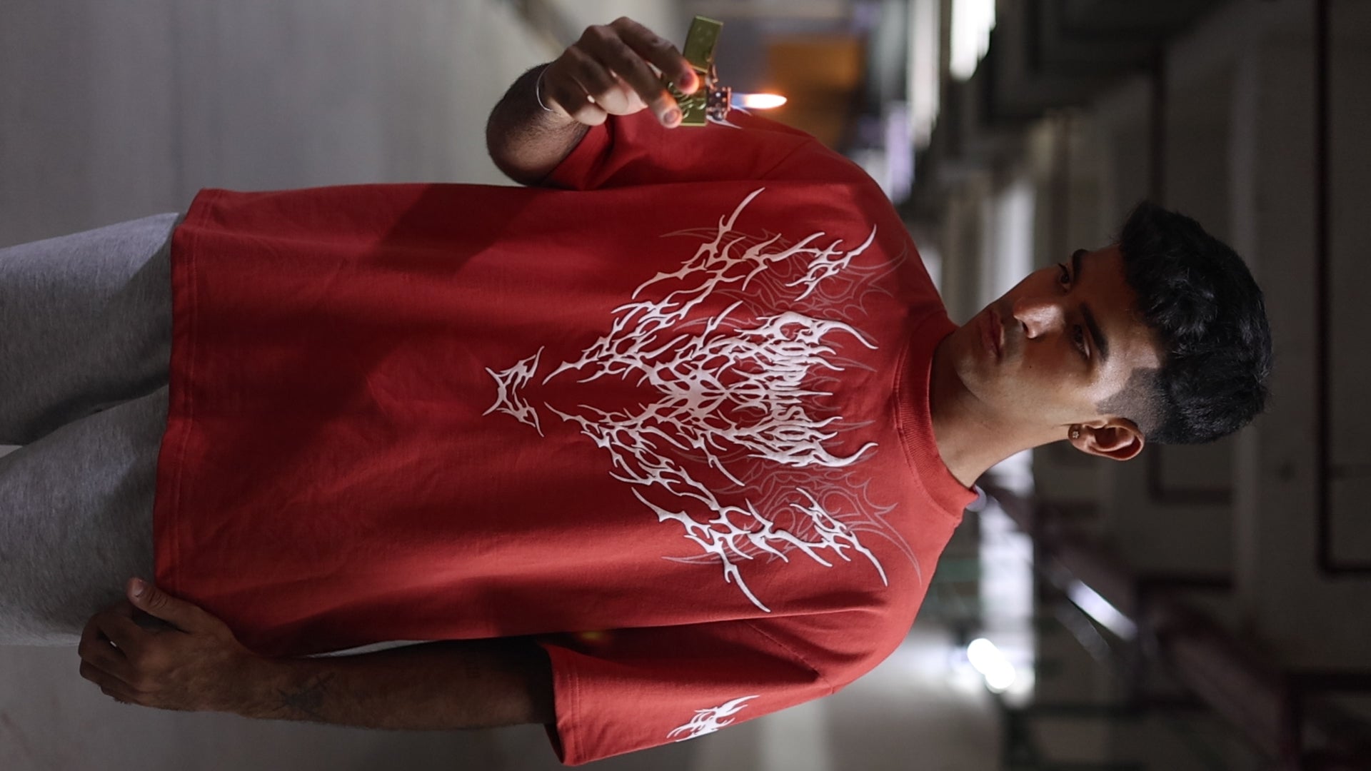 Bloodlit tee - Red T shirt